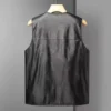 Stylish Men Waistcoat Male Sleeveless Jacket Solid Color Plush Lining Buttons Vest Coldproof