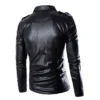 White Leather Jacket Men Motorcycle Winter Coat Men Multi-pocket Warm Genuine Leather Jackets Outdoor Windbreaker Male Loose