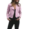 Women Zipper Short Coat Autumn Winter Fashion Elegant Temperament Casual Versatile Women Clothing Popular Top Leather Jackets