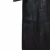 German classic black large size leather jacket men's leather coat