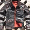 Vintage Slim Fit Mens Genuine Leather Punk Jacket Turndown Collar High Quality Horsehide Streetwear Moto Biker Short Coat Male