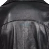 German classic black large size leather jacket men's leather coat