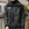 Fashion Solid Slim Korean Style Leather Coat Fleece Jacket Men Leather Jacket Winter Faux Fur Collar Windproof Warm Clothing
